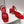 VT Sandals Heels 50mm Red Cowhide 292769