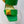 VT One Stud Leather Sandals Green Cowhide 292890