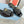 PRA SAFFIANO PATENT SLIDES BLACK CALFSKIN