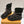 ASPEN PLATFORM ANKLE BOOT IN BLACK MONOGRAM DEBOSSED SUEDE AND SHEARLING