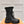 RUBY FLAT ANKLE BOOT IN BLACK CALFSKIN AND MONOGRAM NYLON