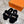 HM Oran slippers sliver buckle black wool