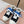 Miu Miu Plume Sneakers Black White Blue Suede Cowhite 533982
