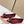 Miu Pointed-Toe Ballet Flats Dark Red Sheepskin 591564