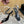 NUIT SANDALS 85 IN BLACK CREPE SATIN AND WHITE RHINESTONES