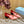 PRA BRUSHED PUMPS RED AND PINK CALFSKIN