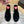ALAIA PLATFORM WEDGE IN BLACK VELVET WITH HEART EMBROIDERED