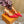 LV Blossom Slingback 75mm Red Silk Embossing