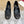 Ballerina In Toile Iconographe 20mm In Black Mix Earth Brown Cotton Canvas And Lambskin 102826