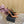 RÉGINE PUMPS IN RUSTIC ORANGE SATIN GOLD CHAIN