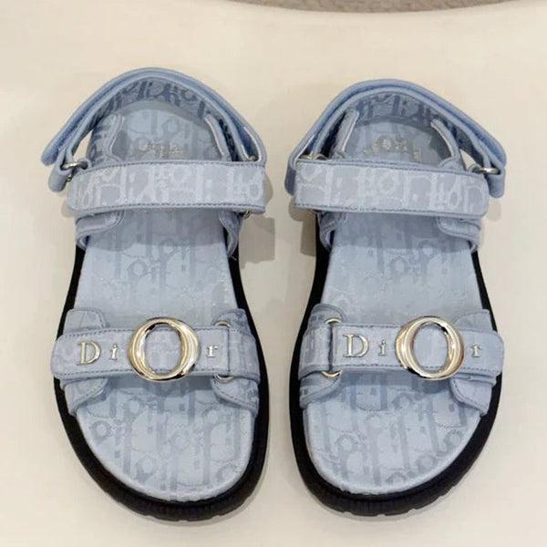 CD 2026 Sandal Fabric Leather 846482