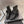 CC Short Boots 60mm Glossy Black Camellia Cowhide