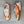 HM Men's Jet Sneaker White Orange Suede 656857