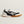 HM Men's Jet Sneaker White Black Suede 656860