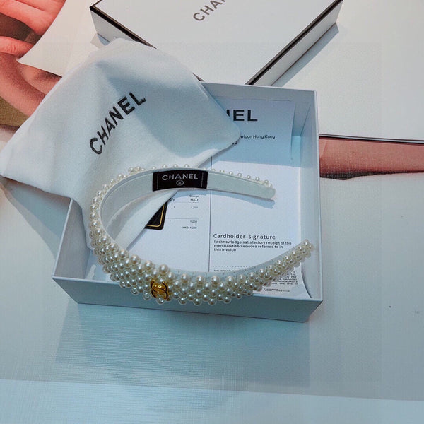 WHITE PEARL HAIRBAND 124690