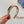 GOLD HORSEBIT HEADBAND IN WOOD BROWN CALFSKIN 329350