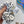 WHITE WRINKLED FABRIC SCRUNCHIE 358224