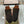 HORSEBIT GLOVES IN BLACK LAMBSKIN MIX GINGERBREAD BROWN WOOL 465052