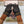 HORSEBIT GLOVES IN BLACK LAMBSKIN MIX GINGERBREAD BROWN WOOL 465052