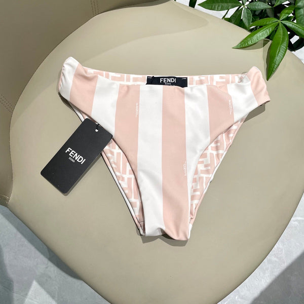 Fendi Swimsuit Pink White Technical Fabric 180516