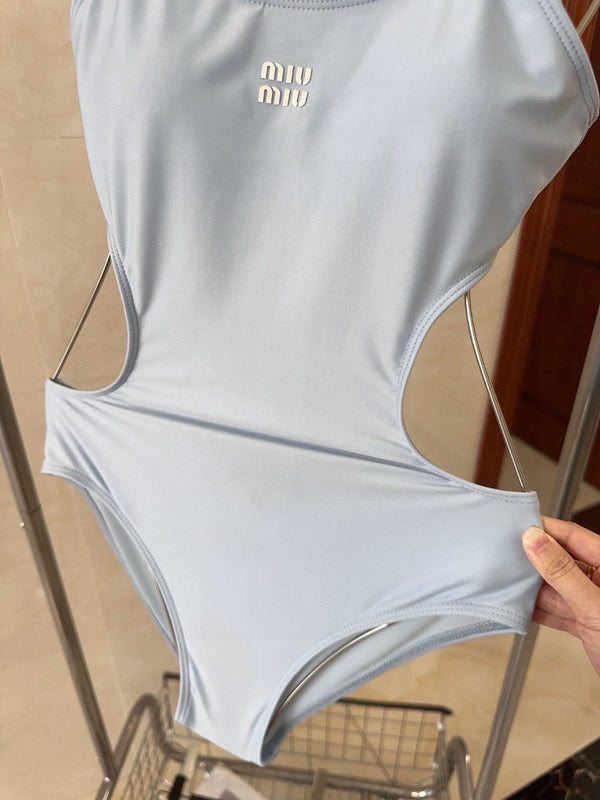 Miu Swimsuits Light Blue Cotton 180533