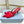 Prada Mesh Stiletto Sandals 7.5 Red Sheepskin 606006