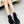 CC Combat Boots In Black Quilted Suede And Lambskin 944576