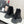 CC Combat Boots In Glossy Black Quilted Lambskin  944580
