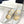 Jimmy Bing 65mm In White Silver Stone Studded Cowhide Mules 593194