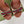GG Vintage High Heel Slippers Brown