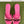 GG Vintage High Heel Slippers Pink