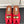 Alaia Slipper With Gold Hardware Red Calfskin 293197