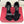 DC 24 Keira Floral-Appliqué Sandals Black Sheepskins & Cowhide 304708