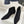 The Row 2025 Square Toe Kitten Heel Ankle Boot Black Suede 572051