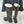 LV Squad High Boot Black Cowhide White Shearing 572463