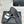 CC 25s Double C Buckle Half-Length Slippers Black White Calfskin 557702