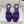 YSL Opyum Sandal 85 Purple Silk Leather 642937