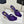 YSL Opyum Sandal 85 Purple Silk Leather 642937
