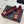 CC 26s Buckle Square Toe Ballet Flat Burgundy Suede 829733