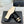 CC 26s Buckle Square Toe Ballet Flat Black Suede 829734
