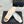 CC 26s Buckle Square Toe Ballet Flat White Lambskin 829736