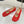MM6 26s Tabi Mary Jane Ballerina Flats Red Leather 991569