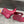 Miu short boots 40mm deep magenta or berry cowhide 417983