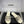 CC 25ss Chain Flat Slippers Black WhiteCowhide & Sheepskin 417563