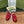 HORSEBIT MULE IN CHERRY RED SUEDE