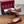 GG Horsebit Ballet Flat Red Ebony Monogram Canvas Crystal-Embellished