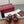 GG Horsebit Thong Flat Sandals Burgundy Sheepskin Suede 646471