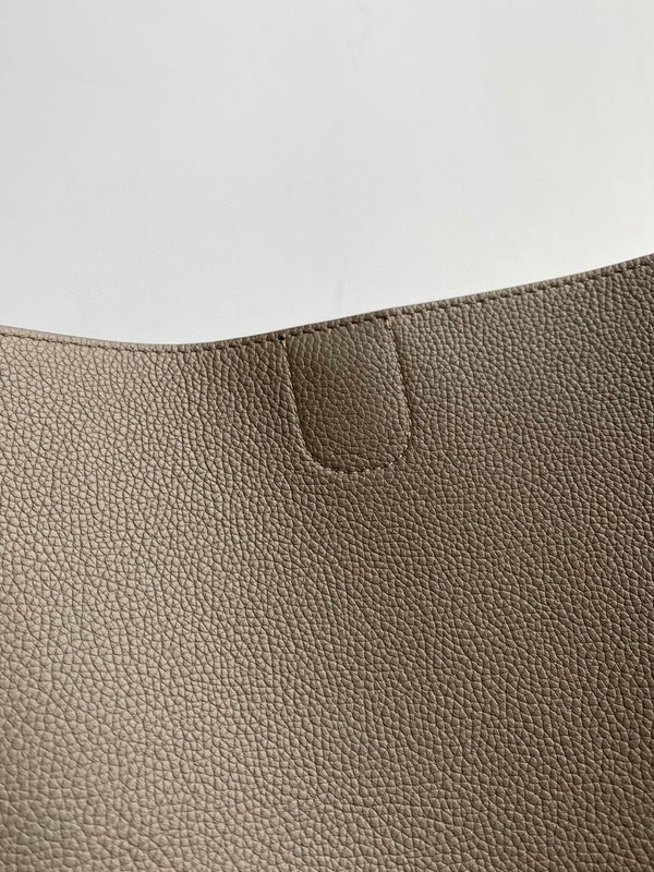 SANGLE SEAU BUCKET 33 BAG PEANUT BROWN CALFSKIN
