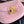 TRIOMPHE 15 Pastel Pink Calfskin Handbag