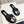 The Row Semi Slippers Black Sheepskin 827492